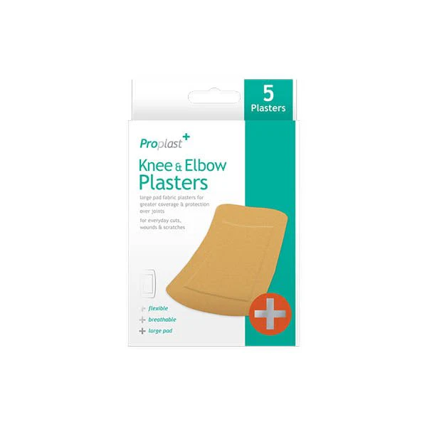 Pro Plast Knee & Elbow Plasters 5 Pack