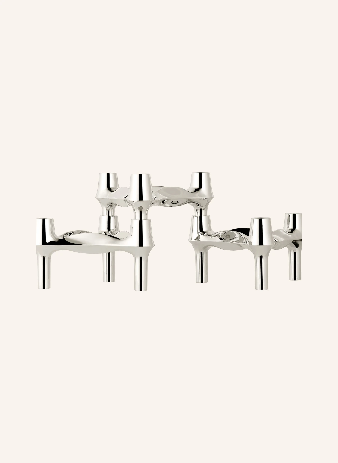 STOFF NAGEL 3er-Set Kerzenhalter