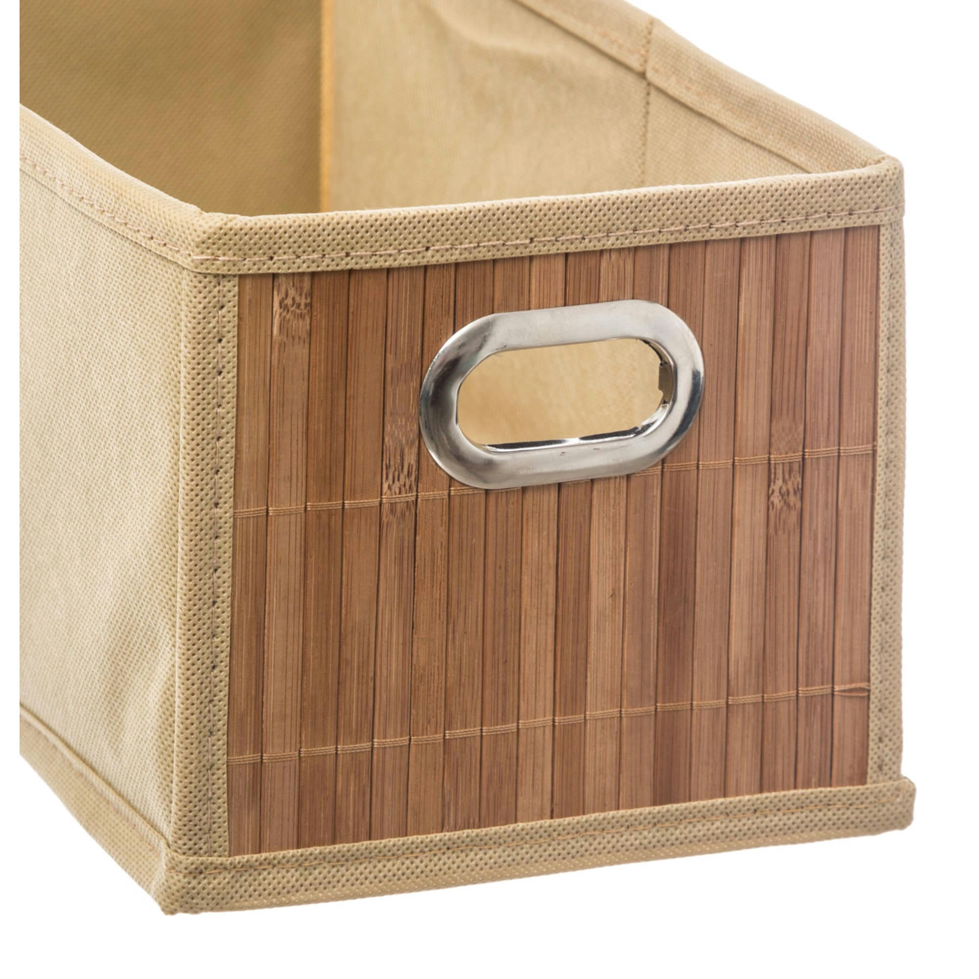 - Boîte de rangement bambou - 15x14x31cm