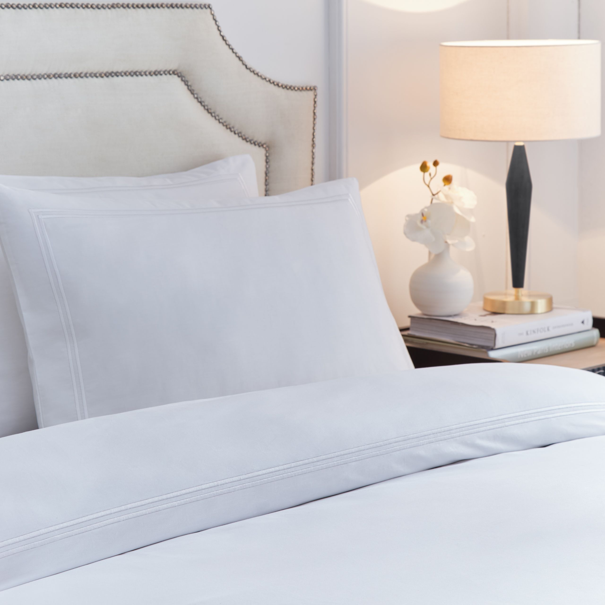 Paoletti Elara 100% Cotton Embroidered Duvet Cover Set