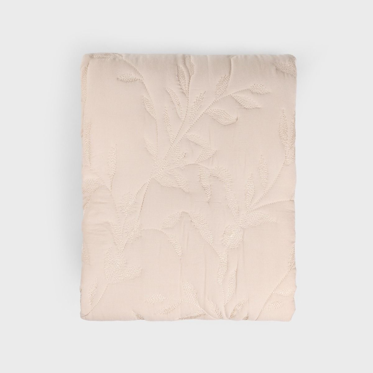 Narzuta LIMENA żakardowa mikrofibra beżowa 200x220 cm