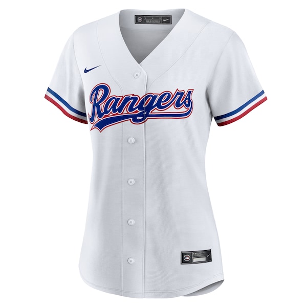 Texas Rangers Nike Women's #1 Bride Home Replica Jersey - White