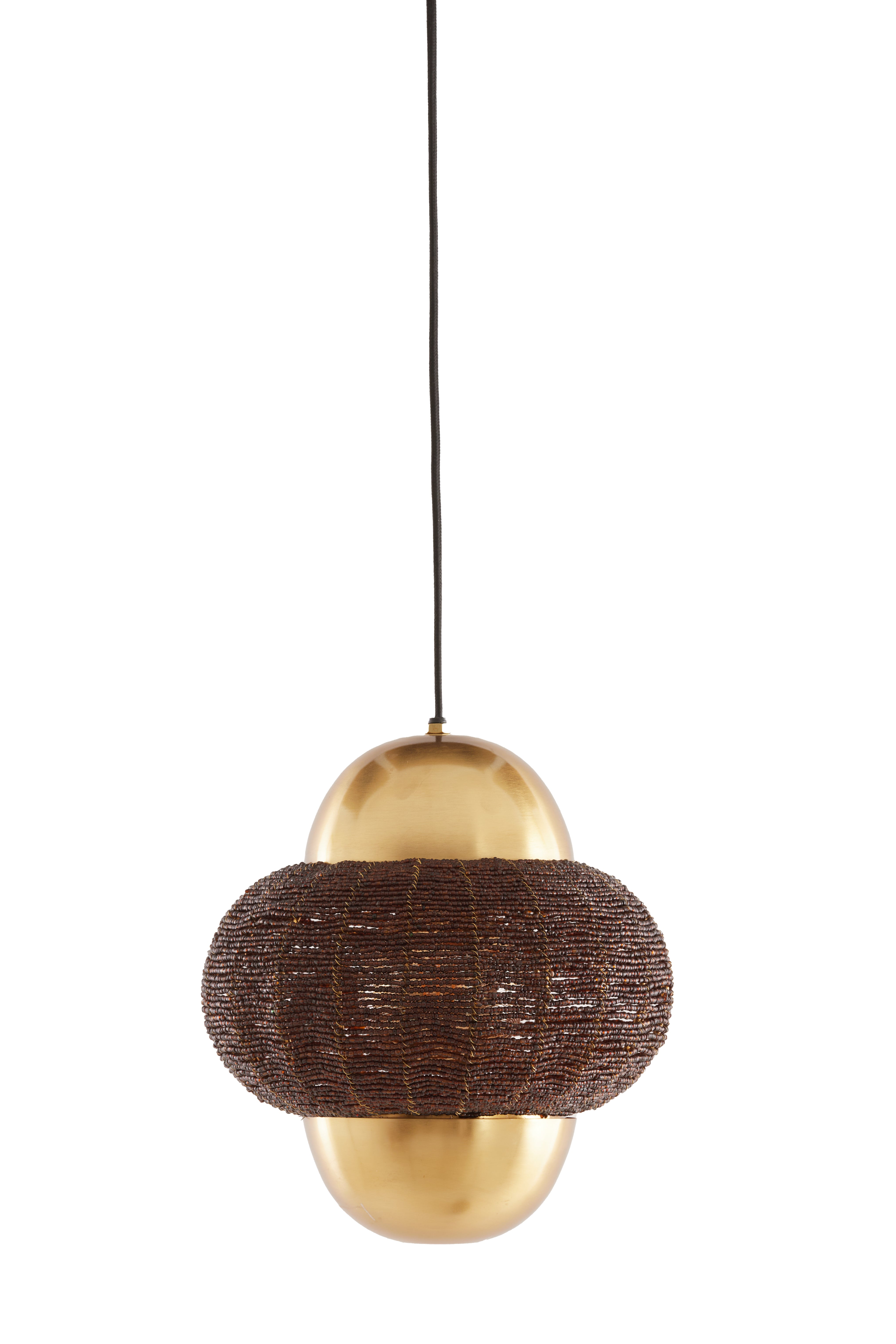Light & Living hanglamp CETARA - bruin - Ø26x28cm