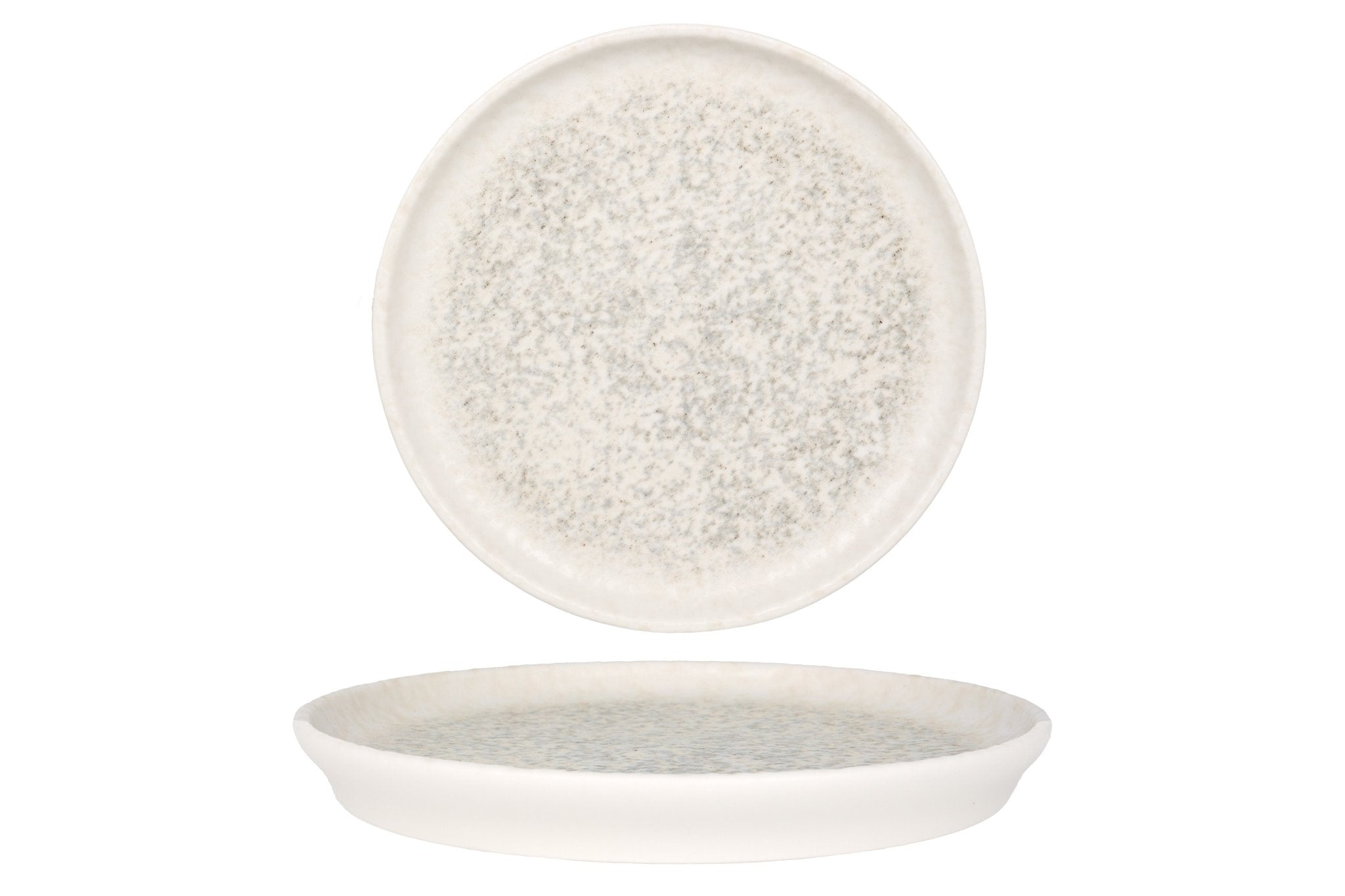 Bonna Gebaksbord - Lunar White - Porselein - 16 cm - set van 6