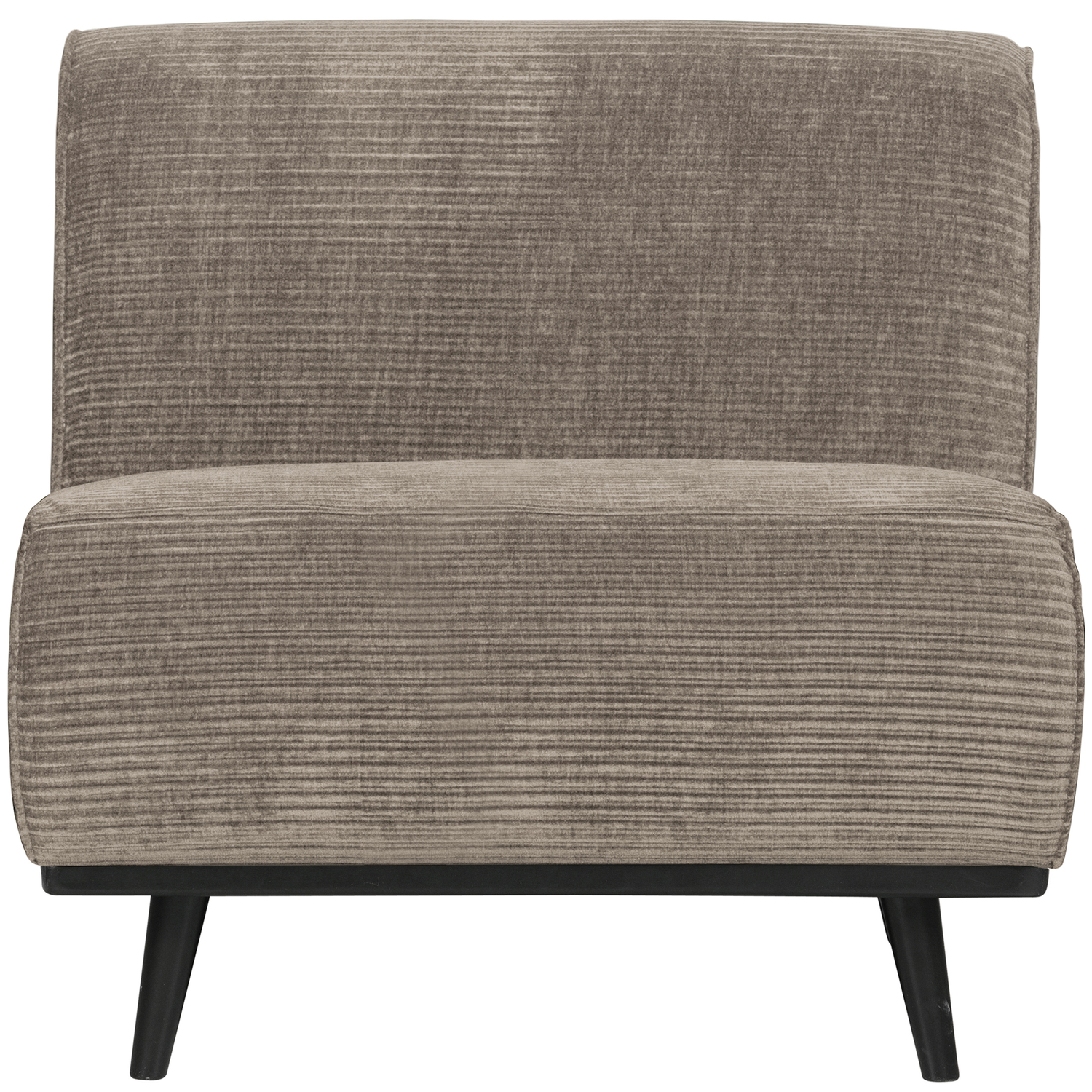 WOOOD 1-zits element Statement - Ribstof - Clay - 77x79x93