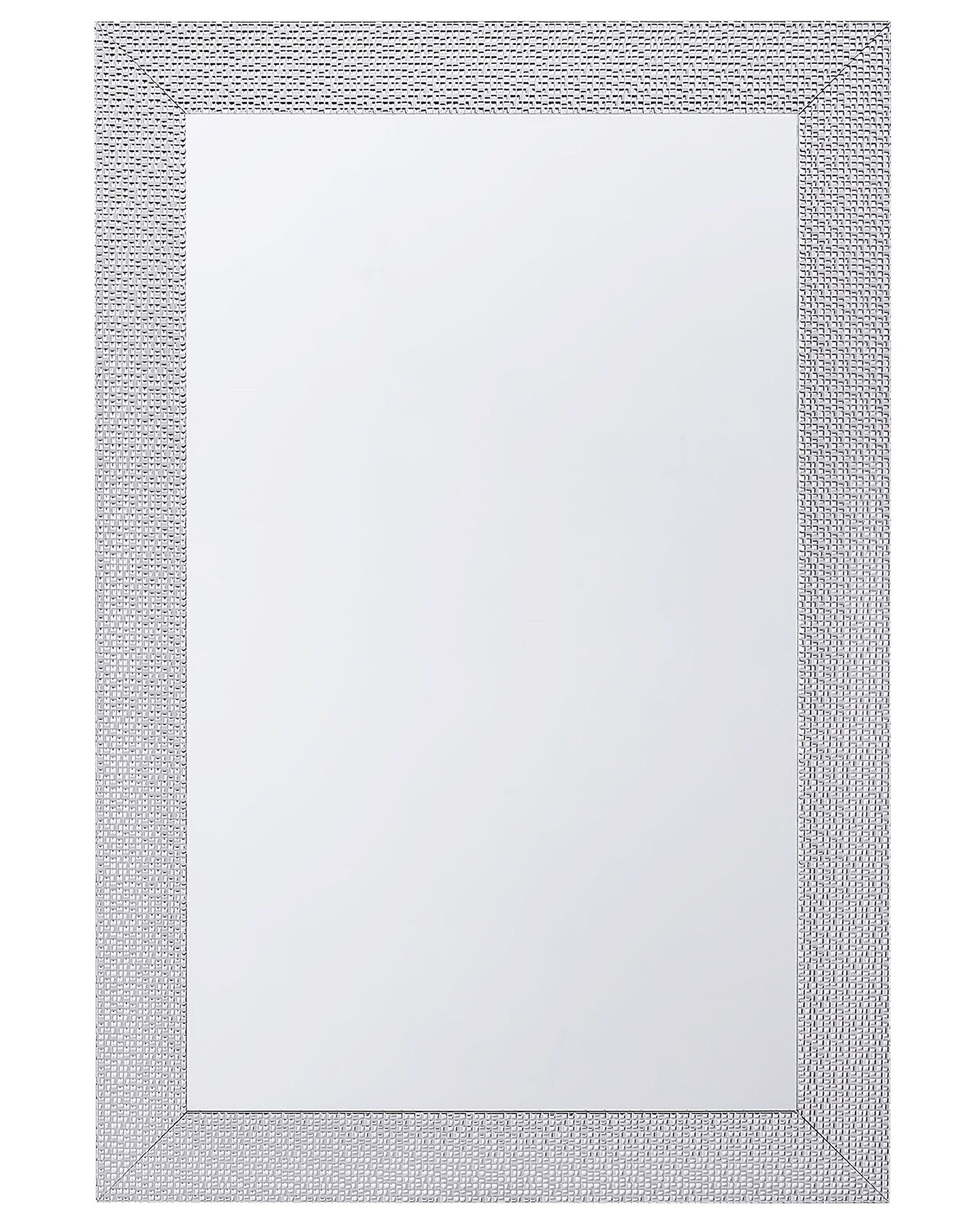 Lustro wiszące ścienne 61x91 srebrne