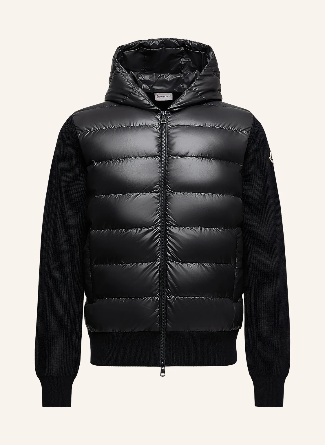 MONCLER Daunenjacke im Materialmix
