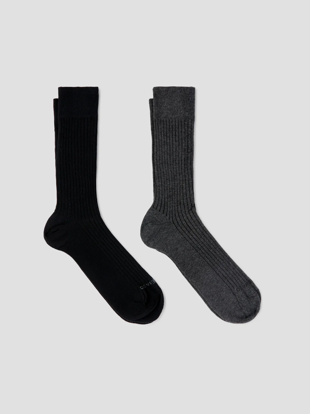 Chaussettes en coton cotelées