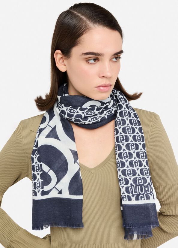 Stola in cotone stampato