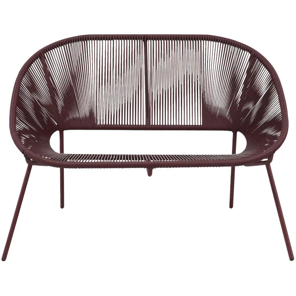 Loungebank Formentera - bordeaux rood