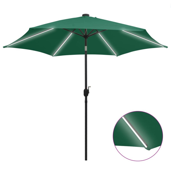 Parasol ogrodowy ZielonyvidaXL