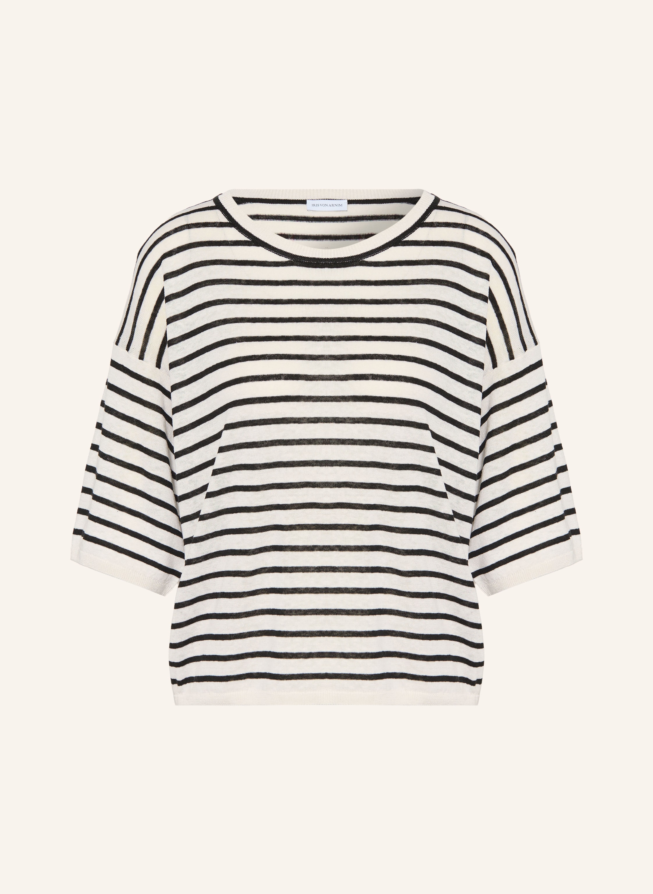 IRIS von ARNIM Strickshirt EMINA mit Seide und Leinen