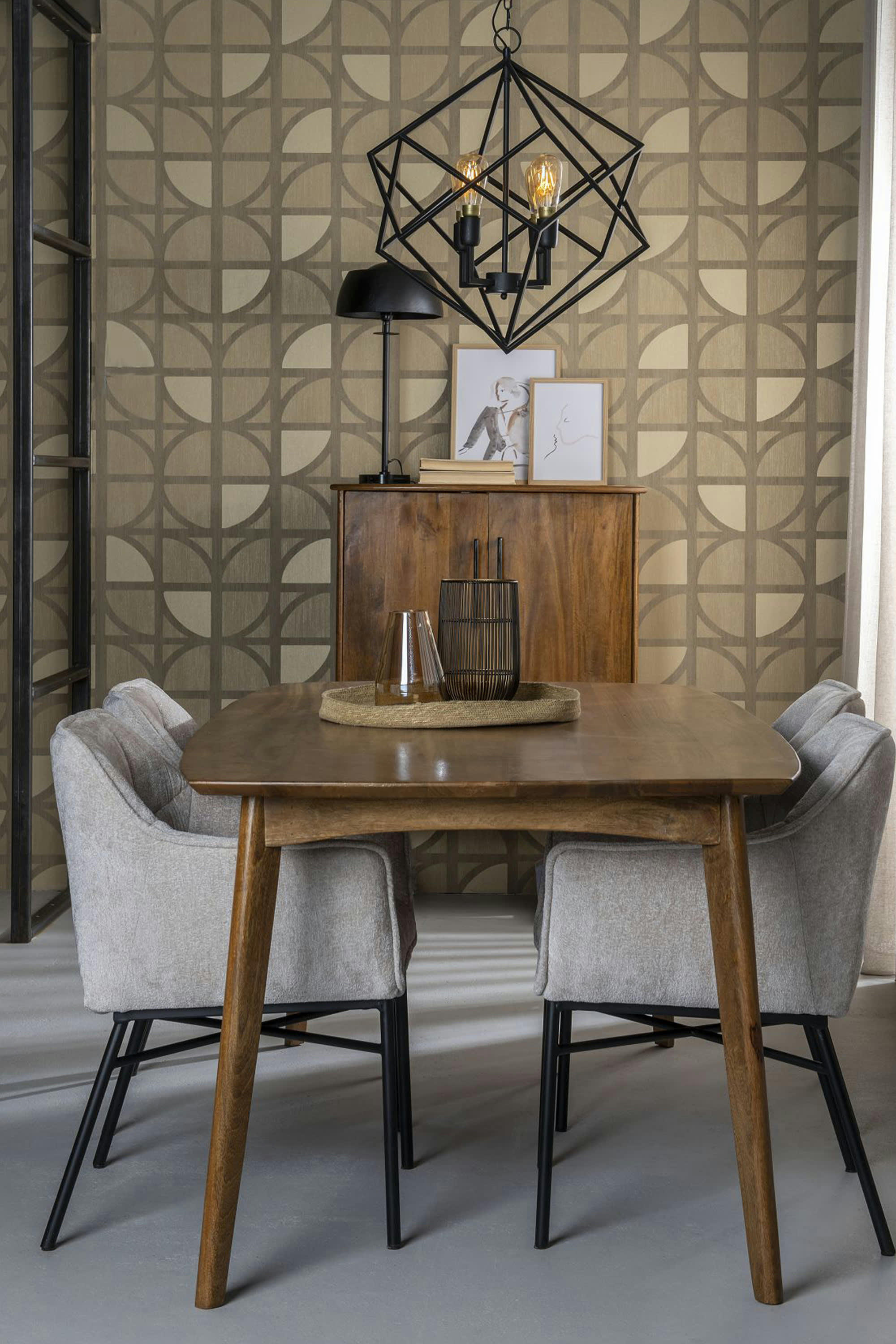 GEDEON - GEDEON-Table à manger Vintage 8/10 personnes L200 en Manguier massif