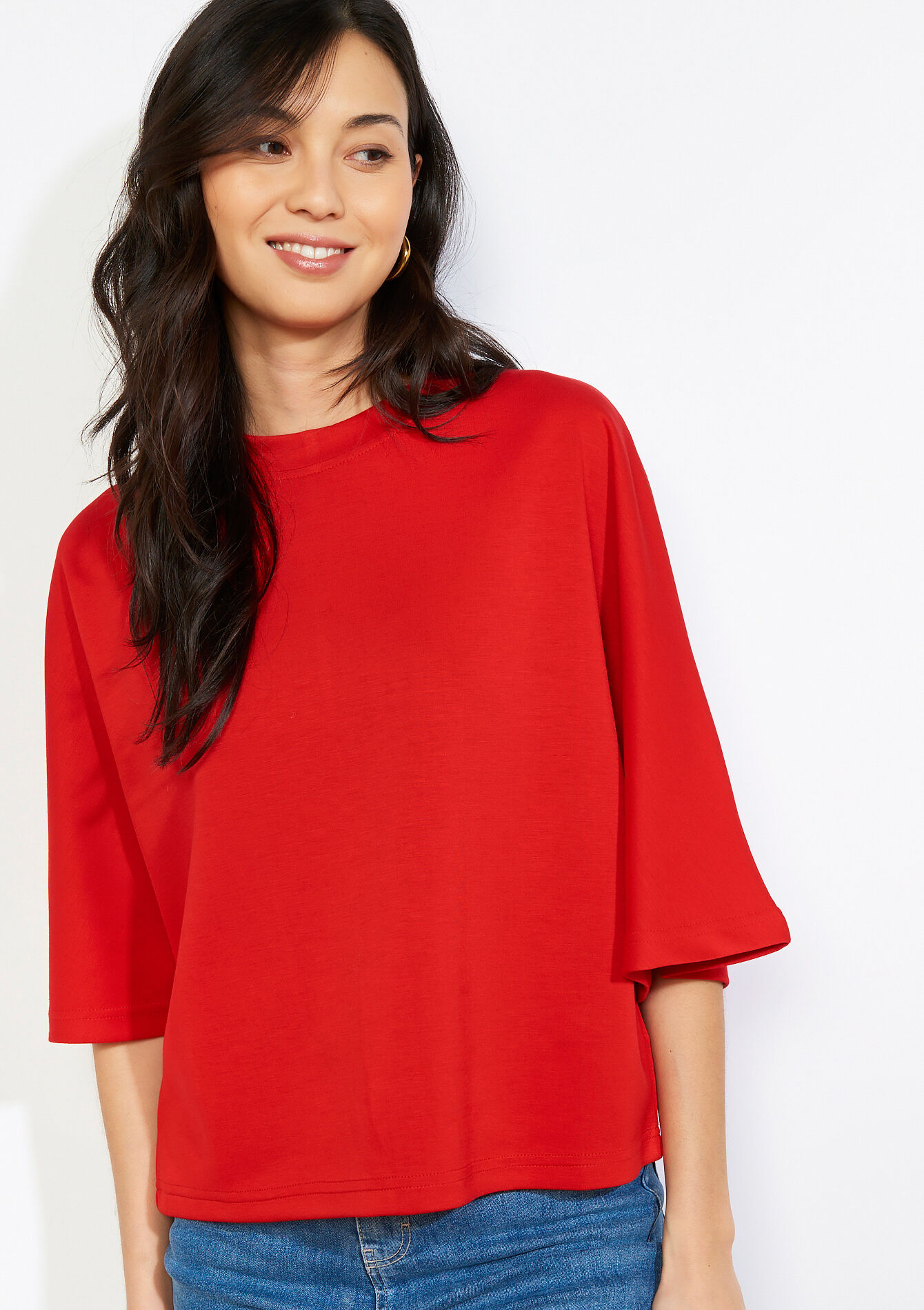 Oversized minimalistische trui