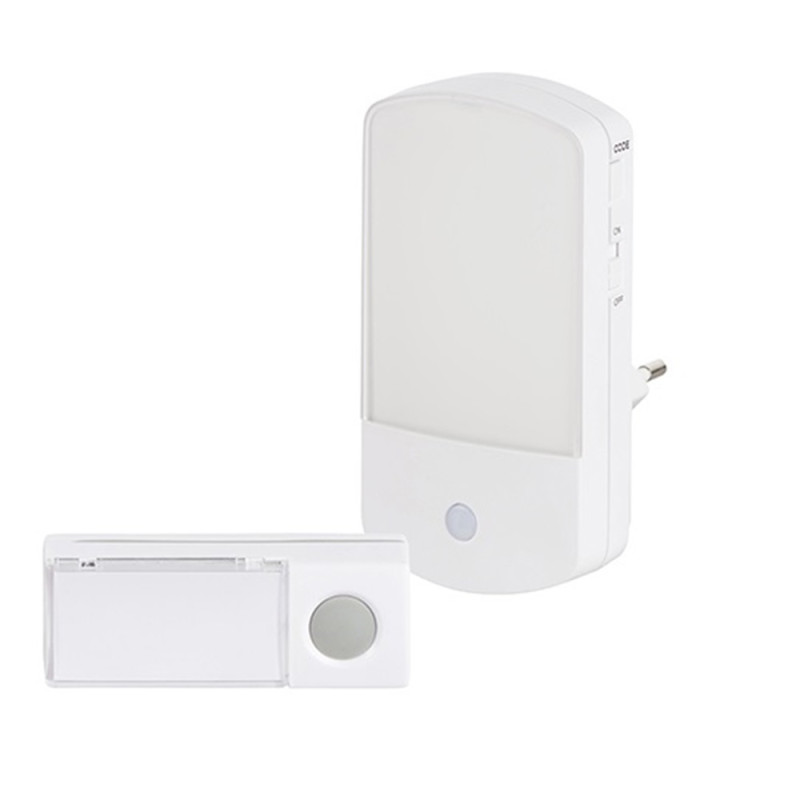 Carillon sans fil avec veilleuse HX Nightlight 150 m blanc HEIDEMANN