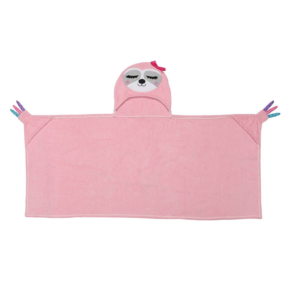 ZOOCCHINI Kids Terry Hooded Bath Towel - Sadie the Sloth