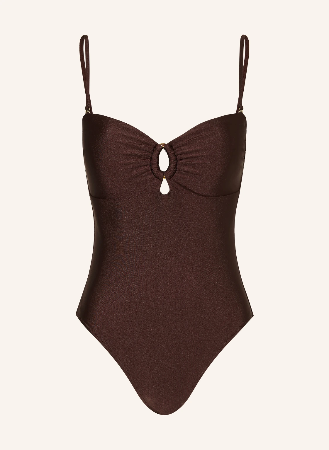 MRS & HUGS Bandeau-Badeanzug mit Cut-outs