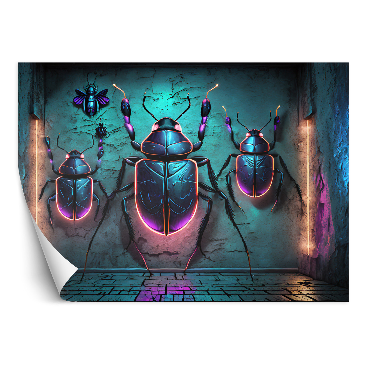Feeby Fototapeta Owady Zwierzęta Neon