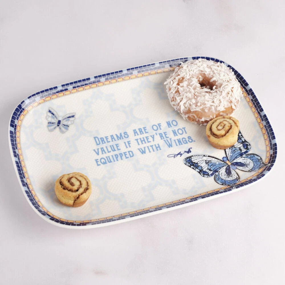 Dolly Parton Mosaic Butterfly Platter