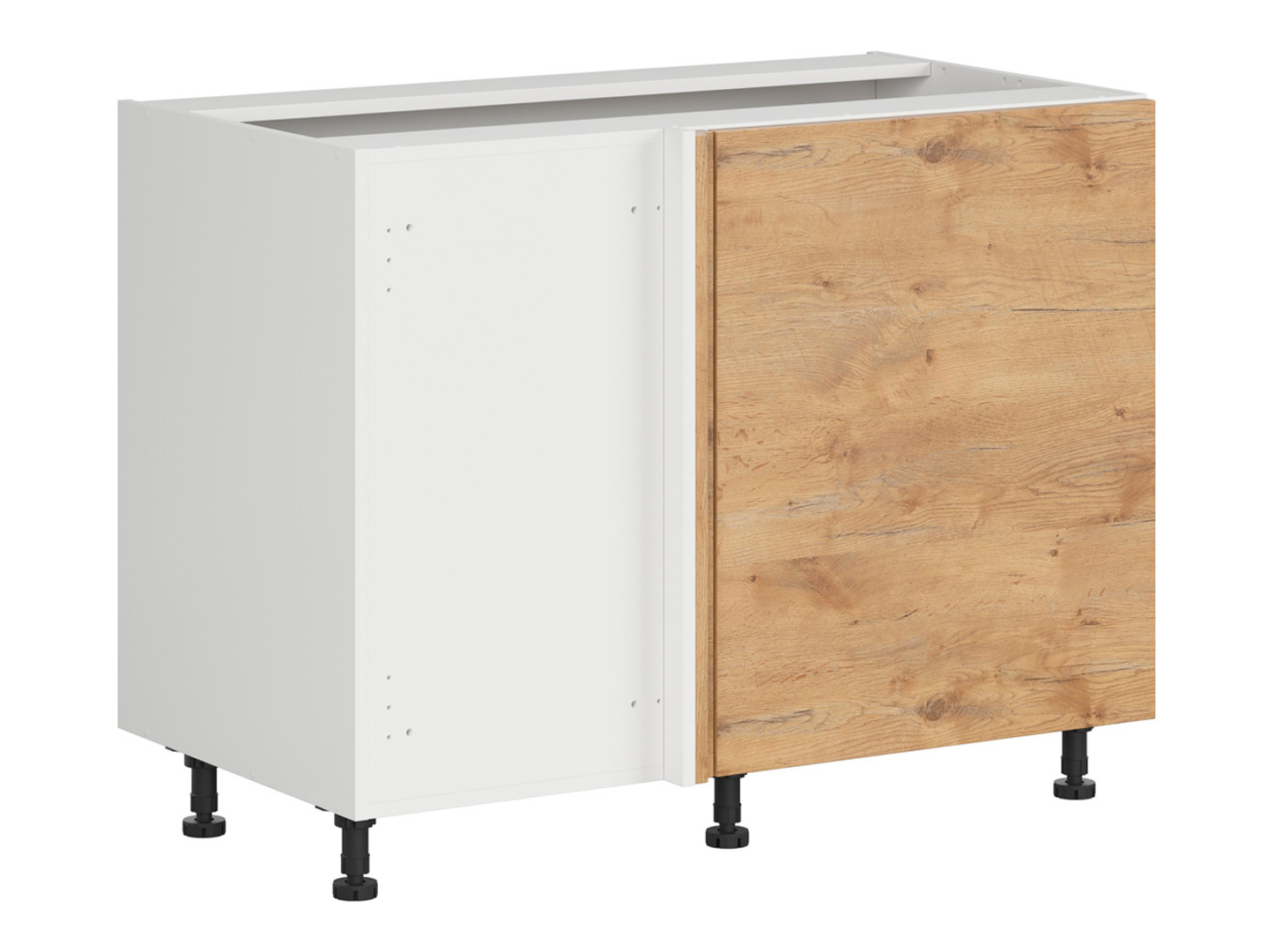 Szafka dolna Hamper lewa dąb lancelot zabudowuje naroże 120x60 cm