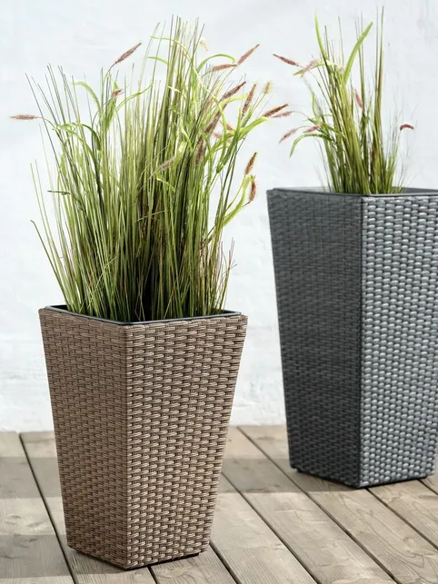 Plantekurv BLOMMOR B31xL31xH50 natur