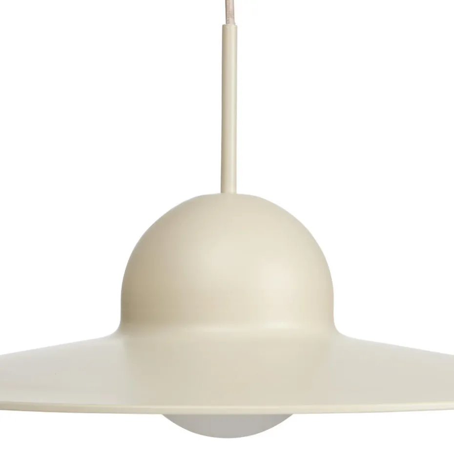 Kwantum Hanglampen | Hanglamp Beanie Off-white ø 45×120 Cm Ø045X120CM
