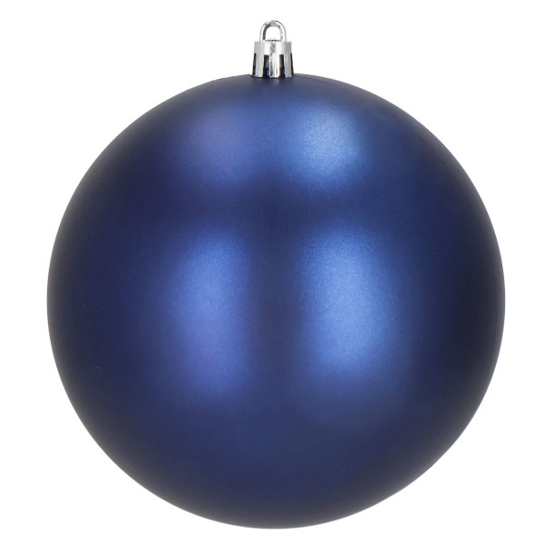 Bombki choinkowe 4 szt. zawieszki 12 cm granatowe