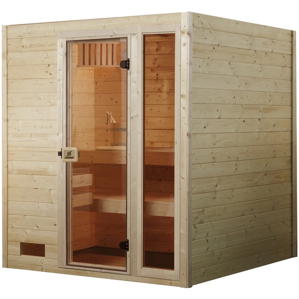 Sauna »VALIDA PLUS«, mit 9 kW Ofen, integrierte Steuerung, 189 x 203,5 x 172 cm