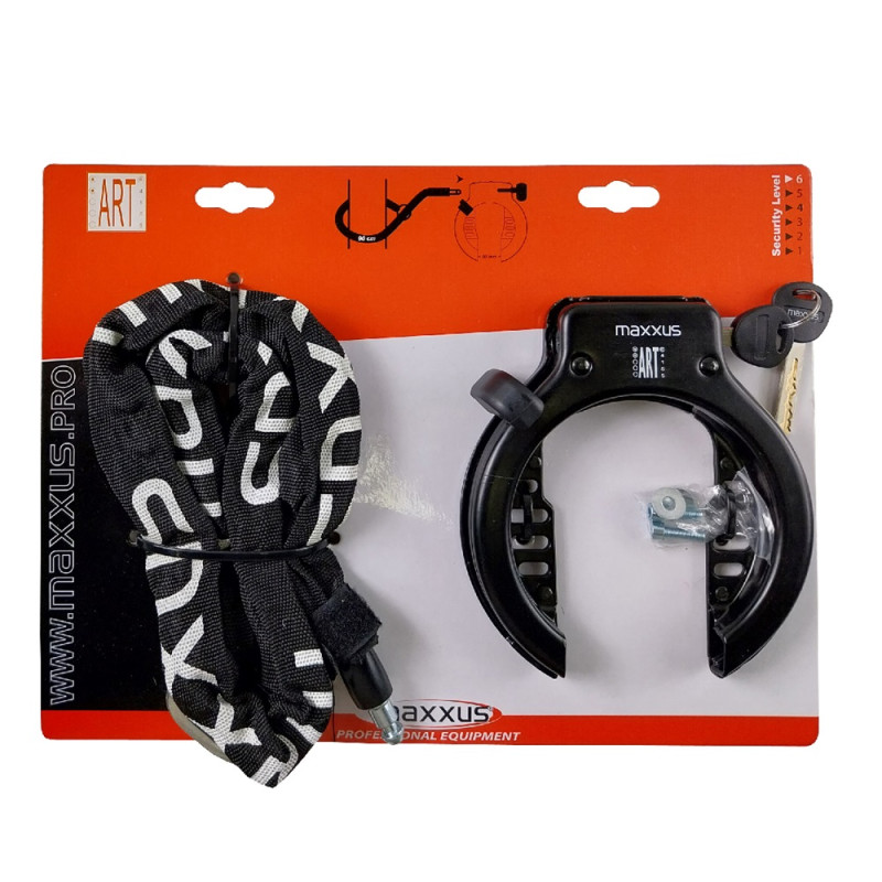 Cadenas fer à cheval avec chaîne enfichable de 90 cm