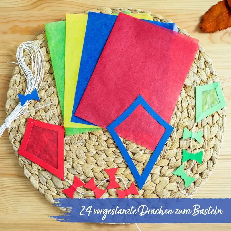 Bastelset 24er-Set Drachen