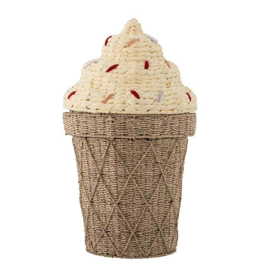 Kosz na zabawki hiacynt wodny GELATO 72 cm
