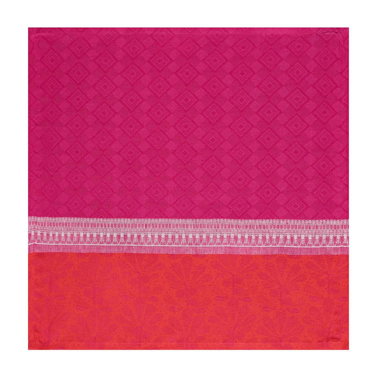 CROISIÈRE SUR LE NIL - Serviette en lin orchidee 58 x 58