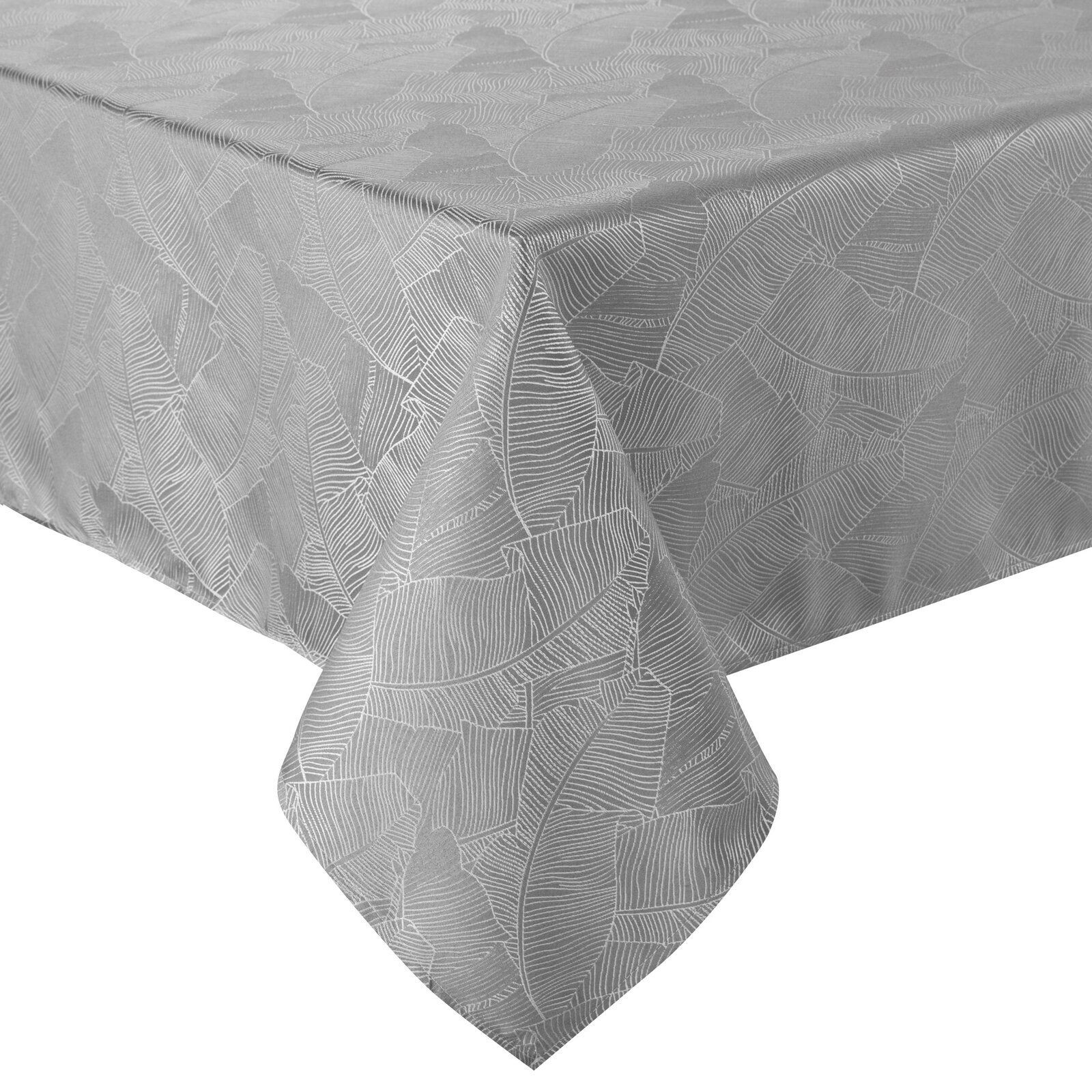Obrus z żakardowym wzorem ISLA 140X180 szary