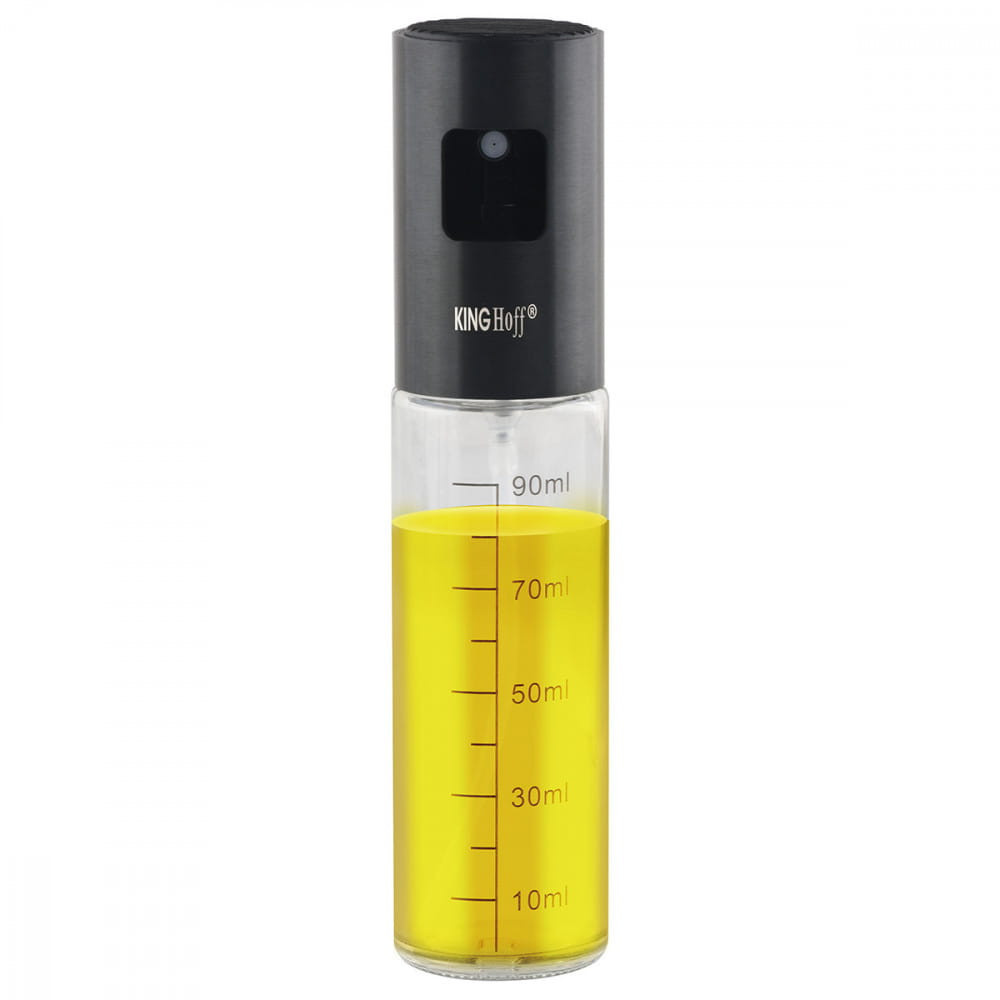 Atomizer spryskiwacz do oleju octu przypraw w płynie 100ml KINGHOFF czarny
