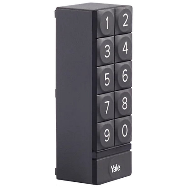 Clavier à code connecté Yale noir compatible serrure connectée