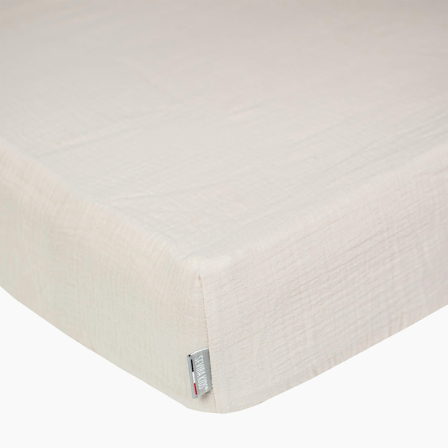 - Drap housse en gaze de coton 60x120