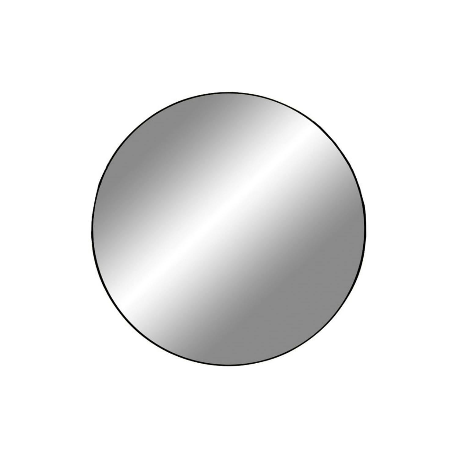 Miroir rond à cadre noir ø40 cm CODY