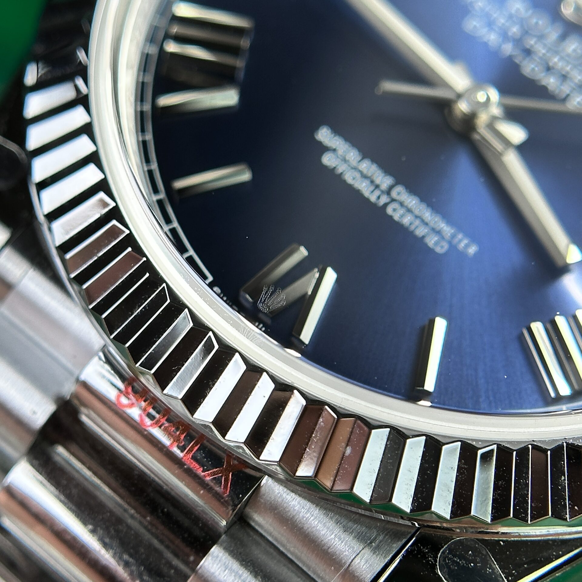 Rolex Day-Date 228239 904L Steel Blue Dial 40mm Super Clone