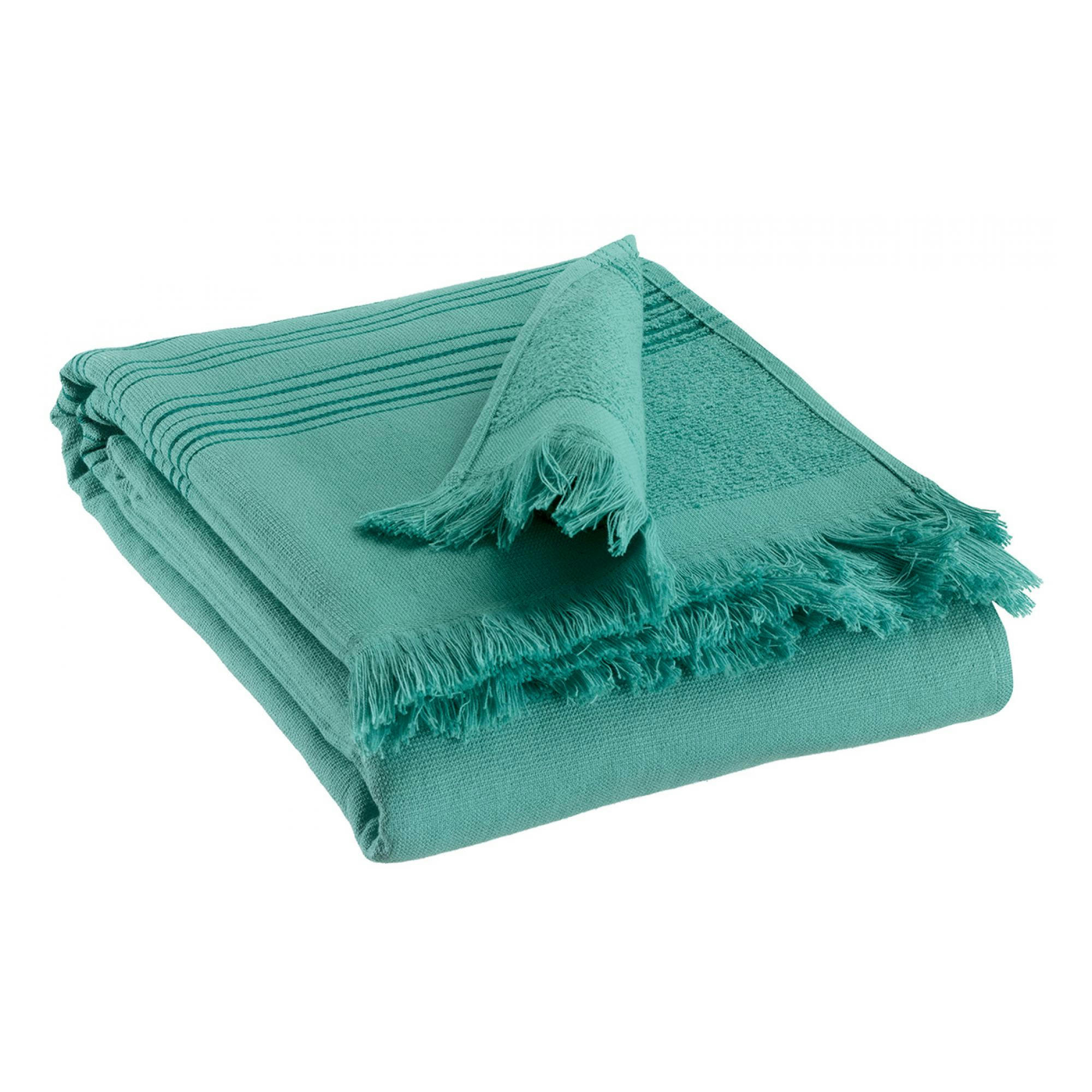 CANCUN - Drap hammam  en coton curacao 90 x 180