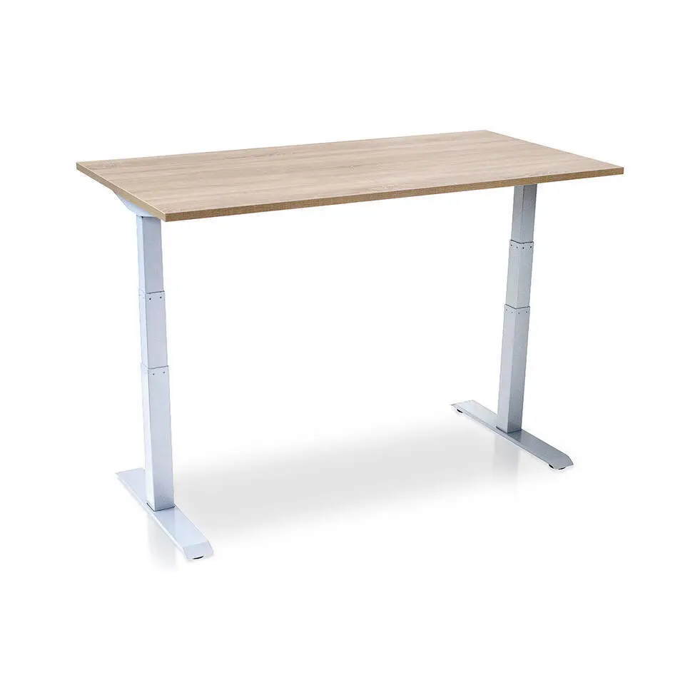 MRC PRO elektrisch ARBO zit-sta bureau - 120x80 cm - midden eiken