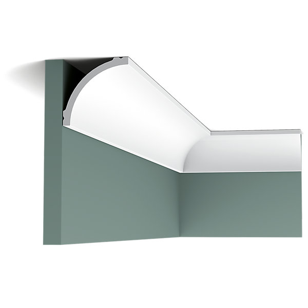 CB524 Corniche plafond Orac Decor - 9x9x200cm (h x p x L) - polystyrène Carton complet