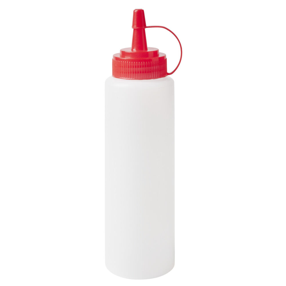 Bouteille à sauce 250ml plastique souple Ø4,5xH18cm