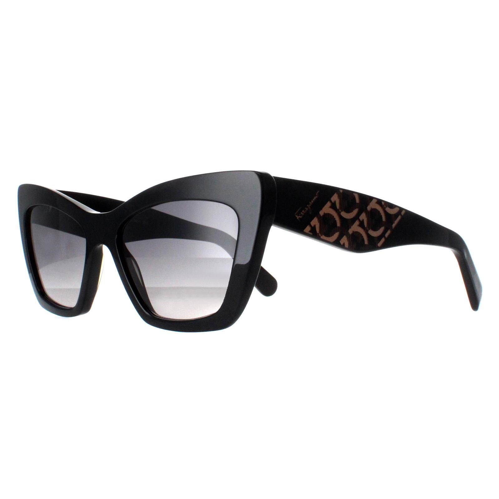 Salvatore Ferragamo Cat Eye Black Grey Gradient SF1081SE
