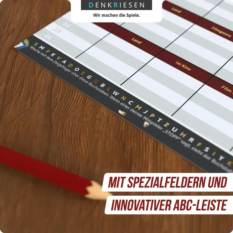 Familienspiel Stadt Land Vollpfosten
