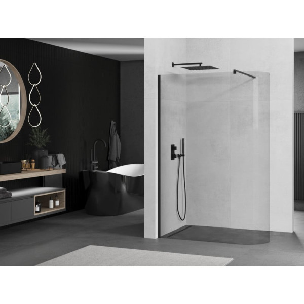 Ścianka prysznicowa zaokrąglona Walk-in Mexen Kioto 90 x 200 cm