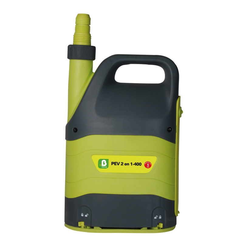 Pompe d'évacuation PEV 2-en-1 400 W INVENTIV