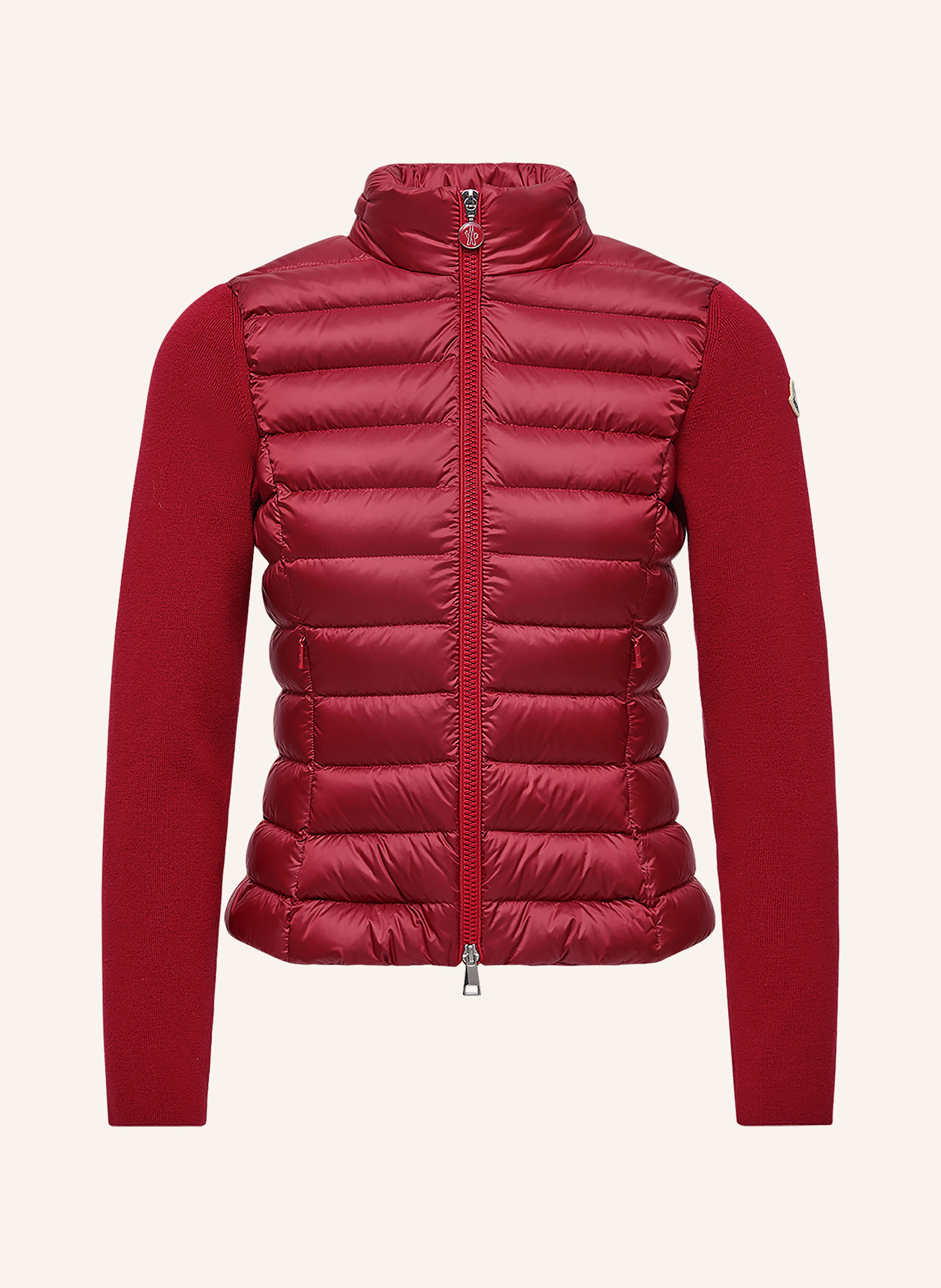 MONCLER Daunenjacke TRICOT im Materialmix