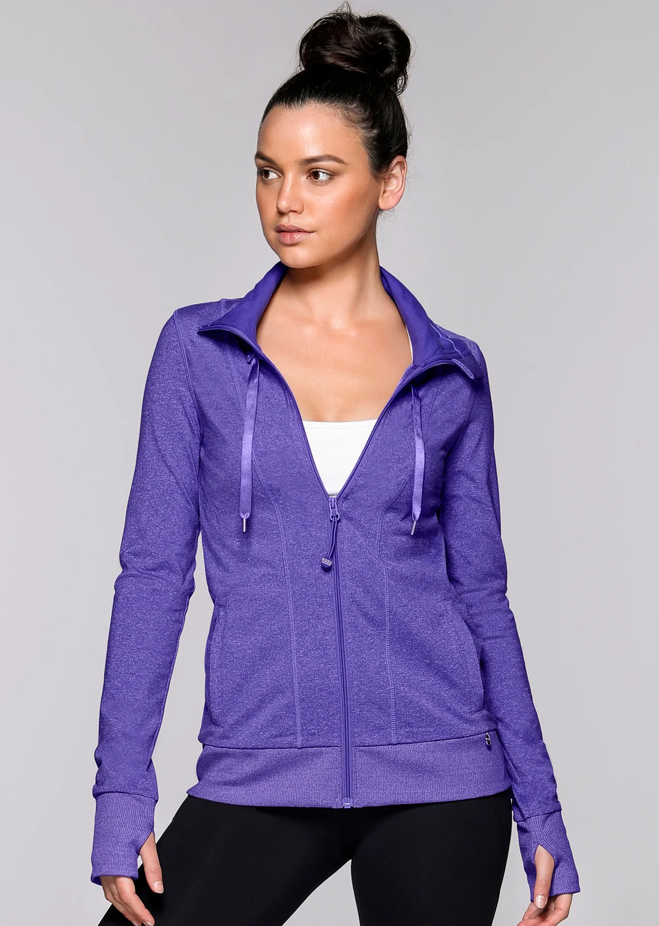 Mona L/Slv Zip Through