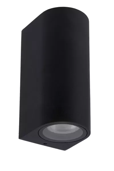 Kinkiet zewnętrznyczarny ZARO 2xGU10x35W IP44 Lucide