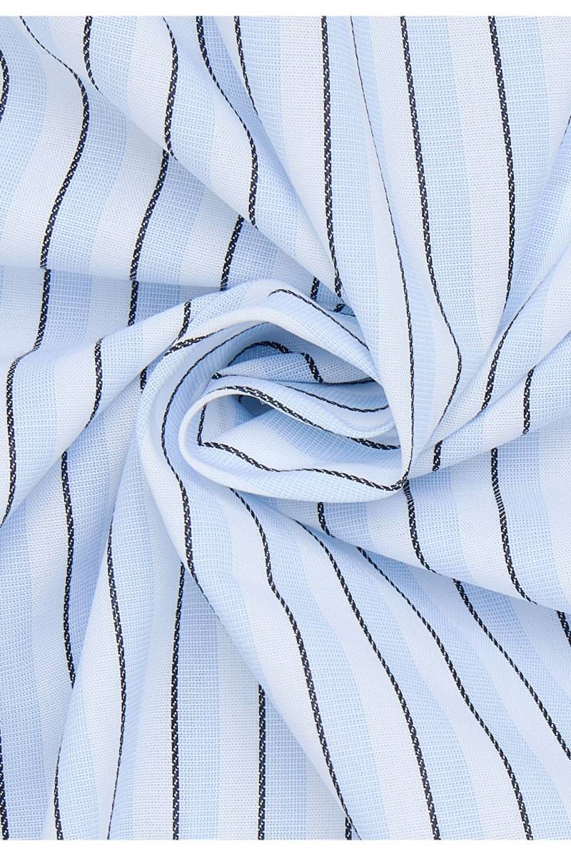 ETERNA Slim Fit Hemd blau, Gestreift